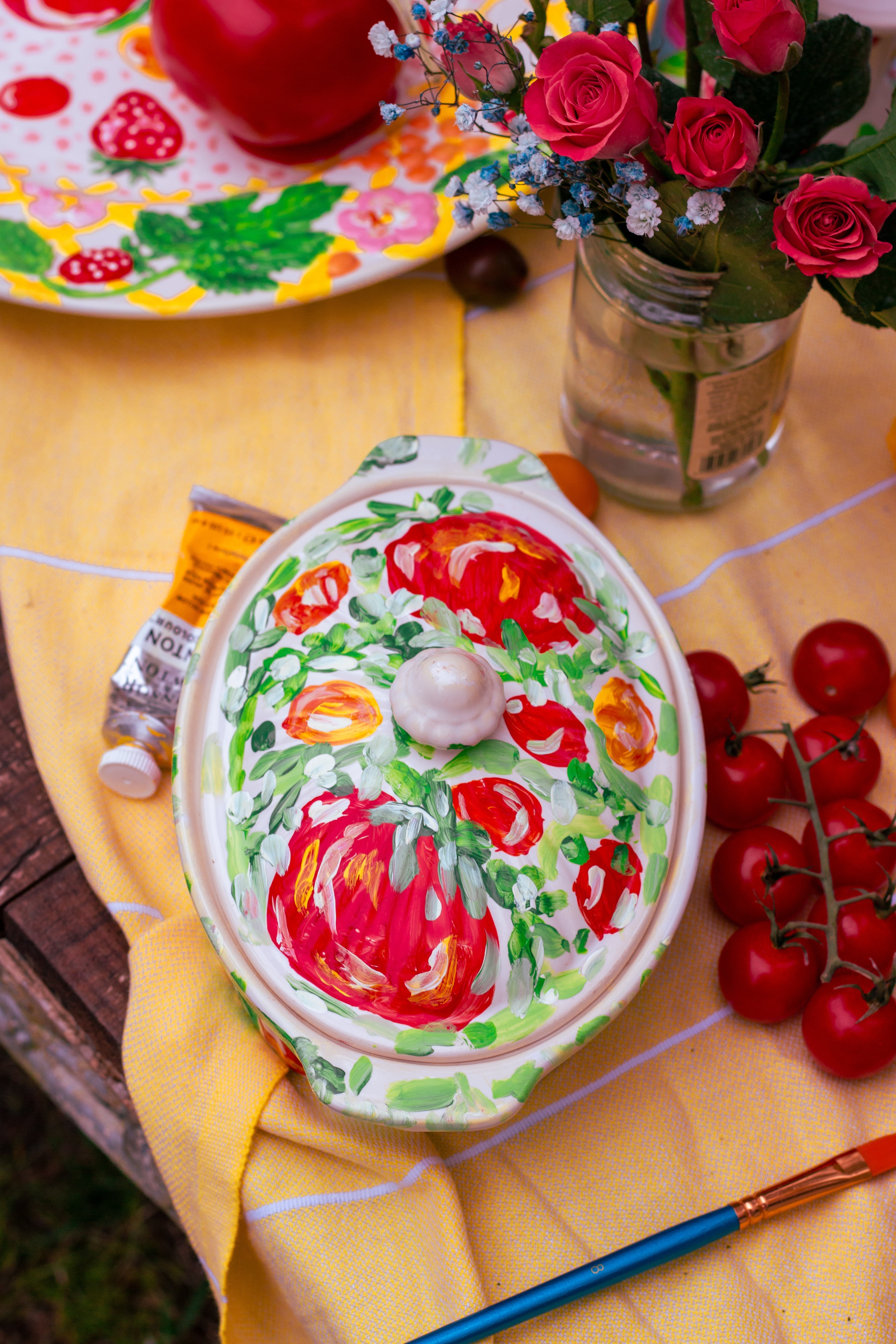 Hand-Painted Dishware