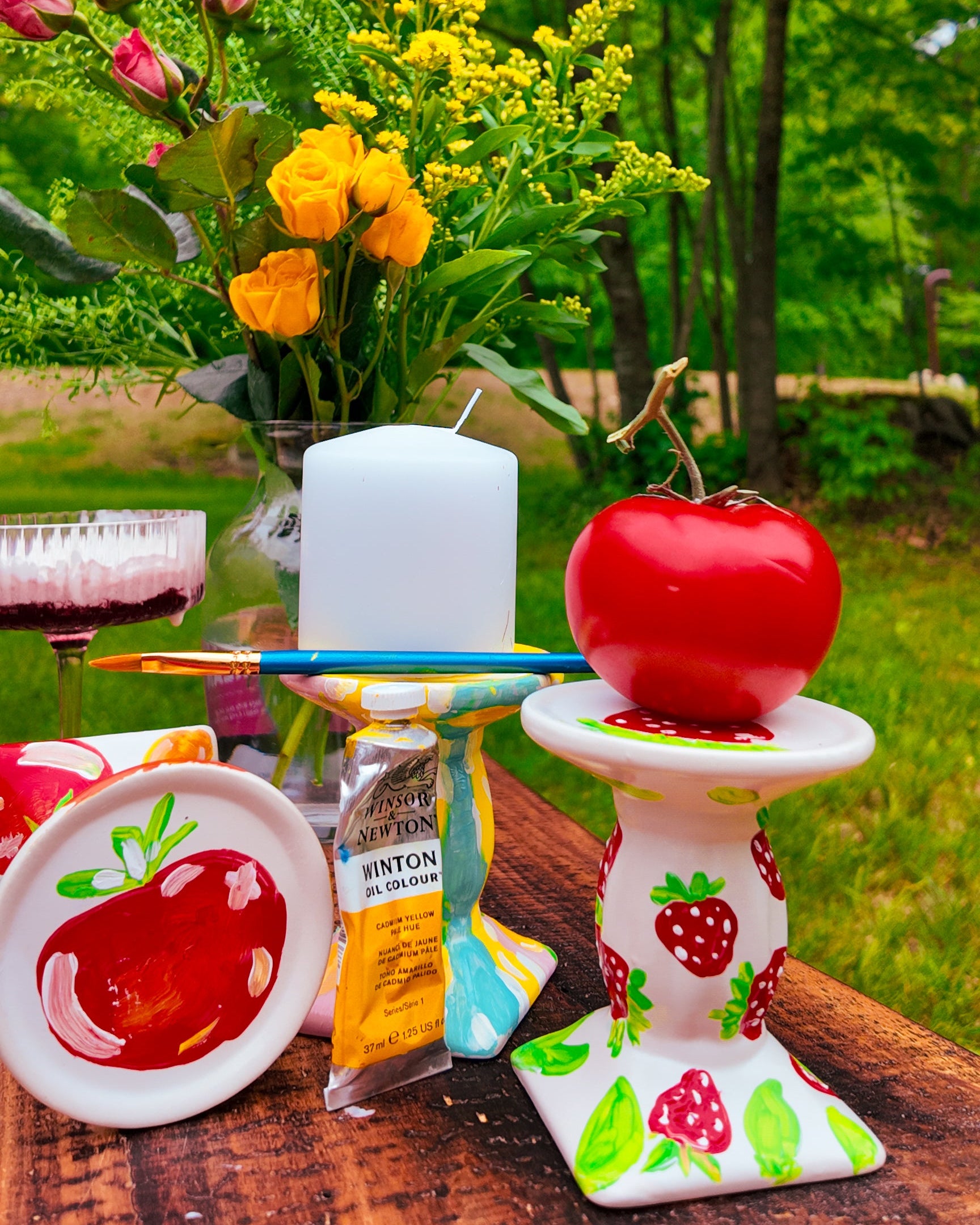 3-Piece Pillar Candle Holders 🌸