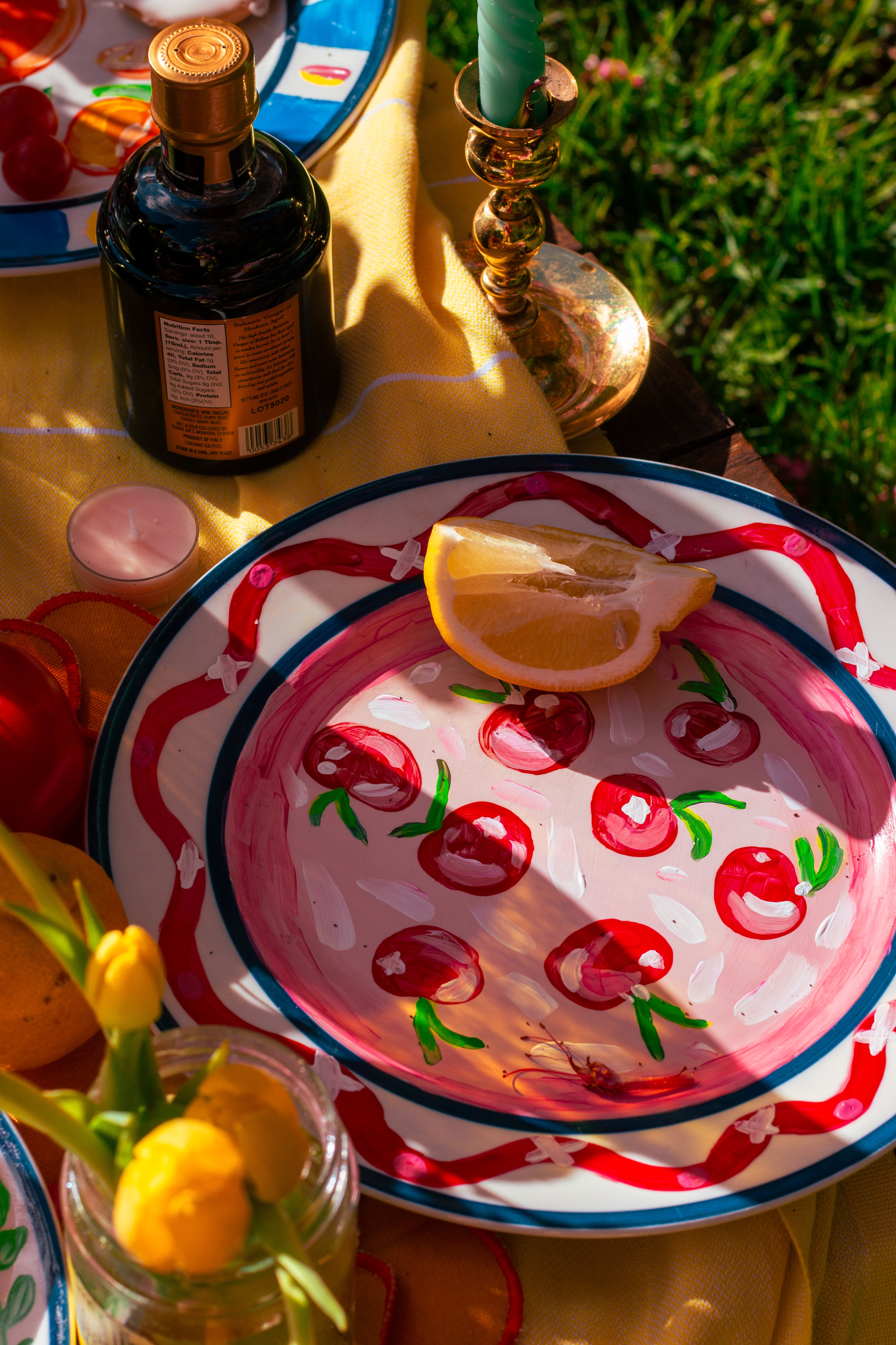 Summer Fruit 6-Piece Dishware Plate Set 🍋