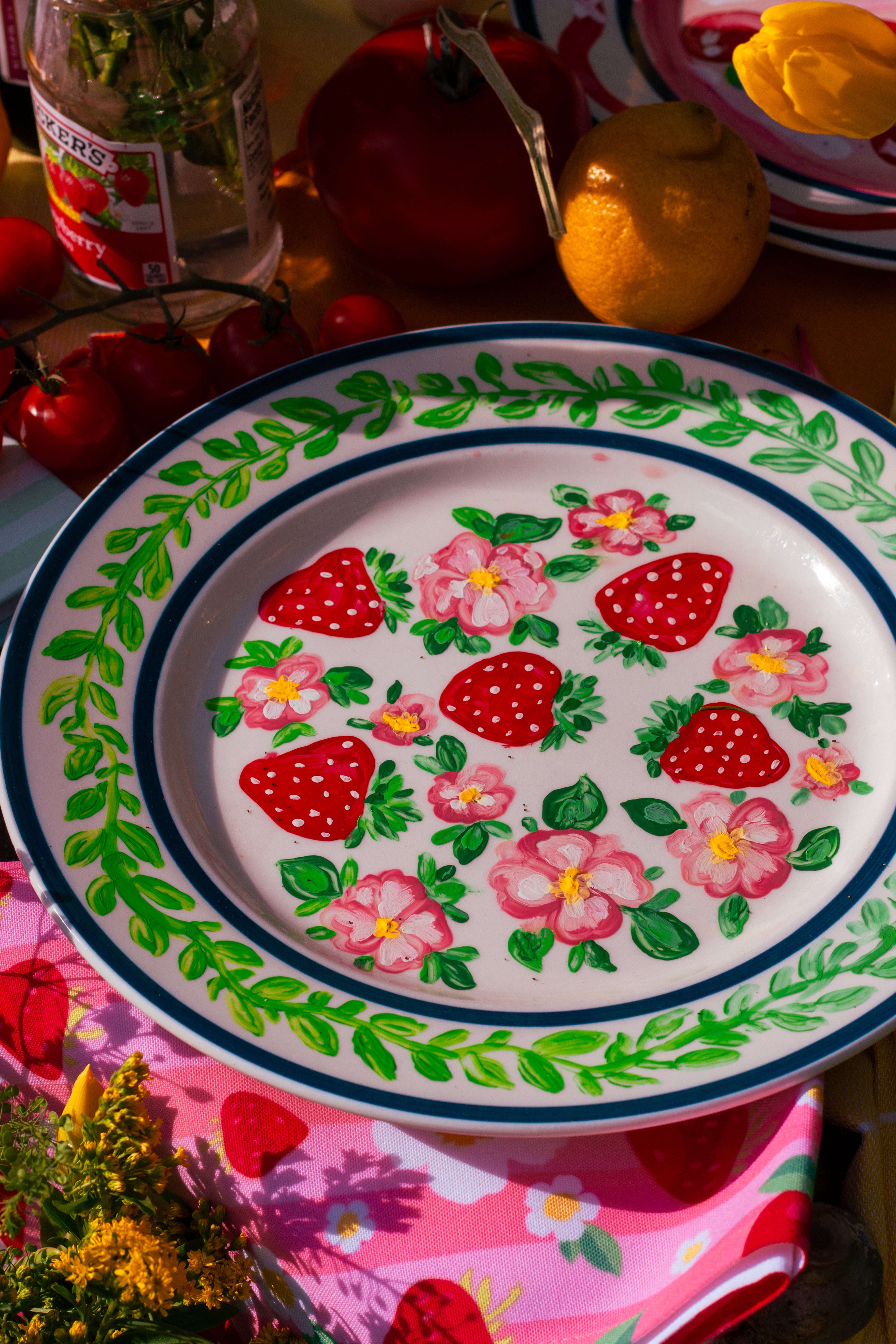 Summer Fruit 6-Piece Dishware Plate Set 🍋