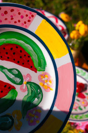 Summer Fruit 6-Piece Dishware Plate Set 🍋