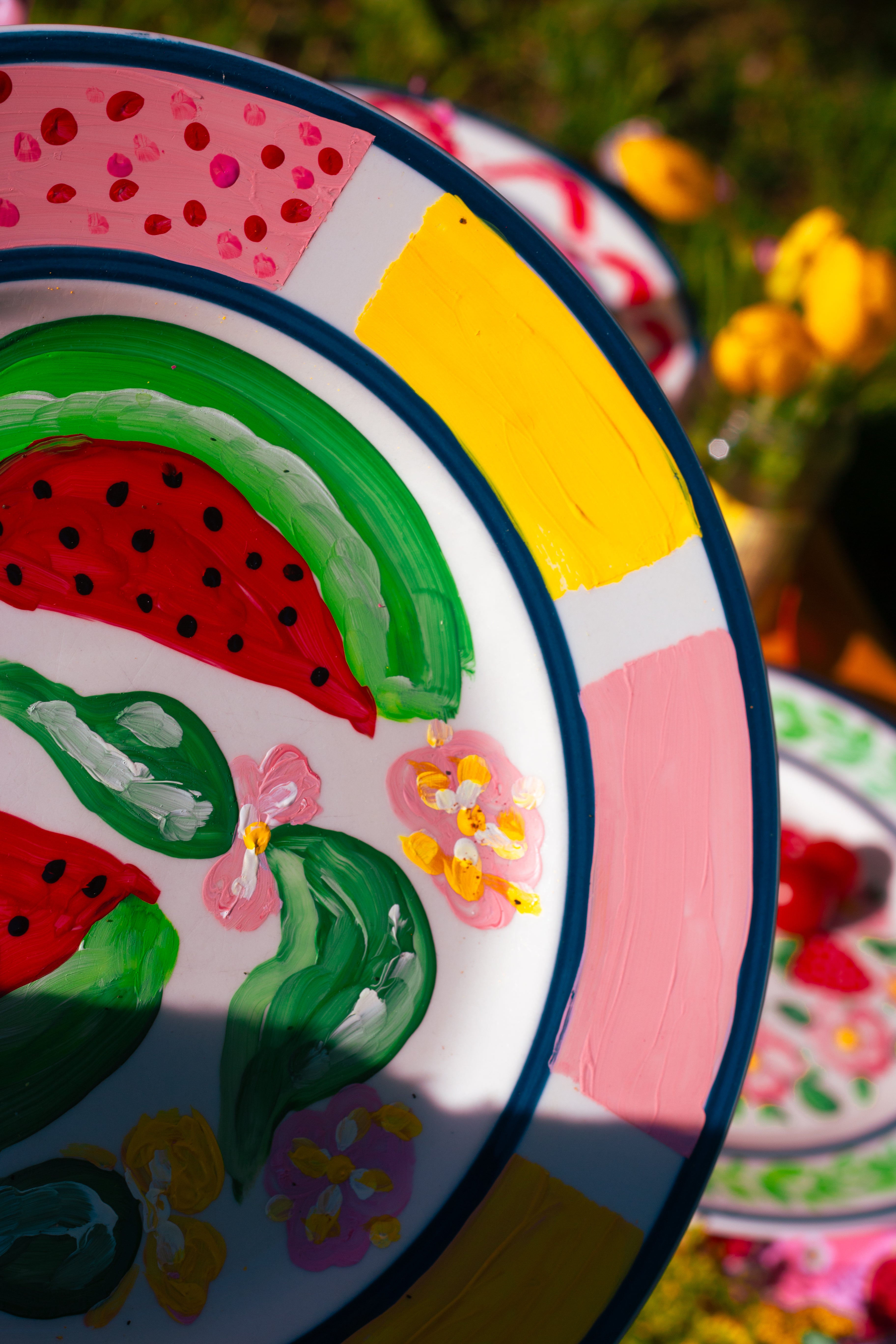Summer Fruit 6-Piece Dishware Plate Set 🍋