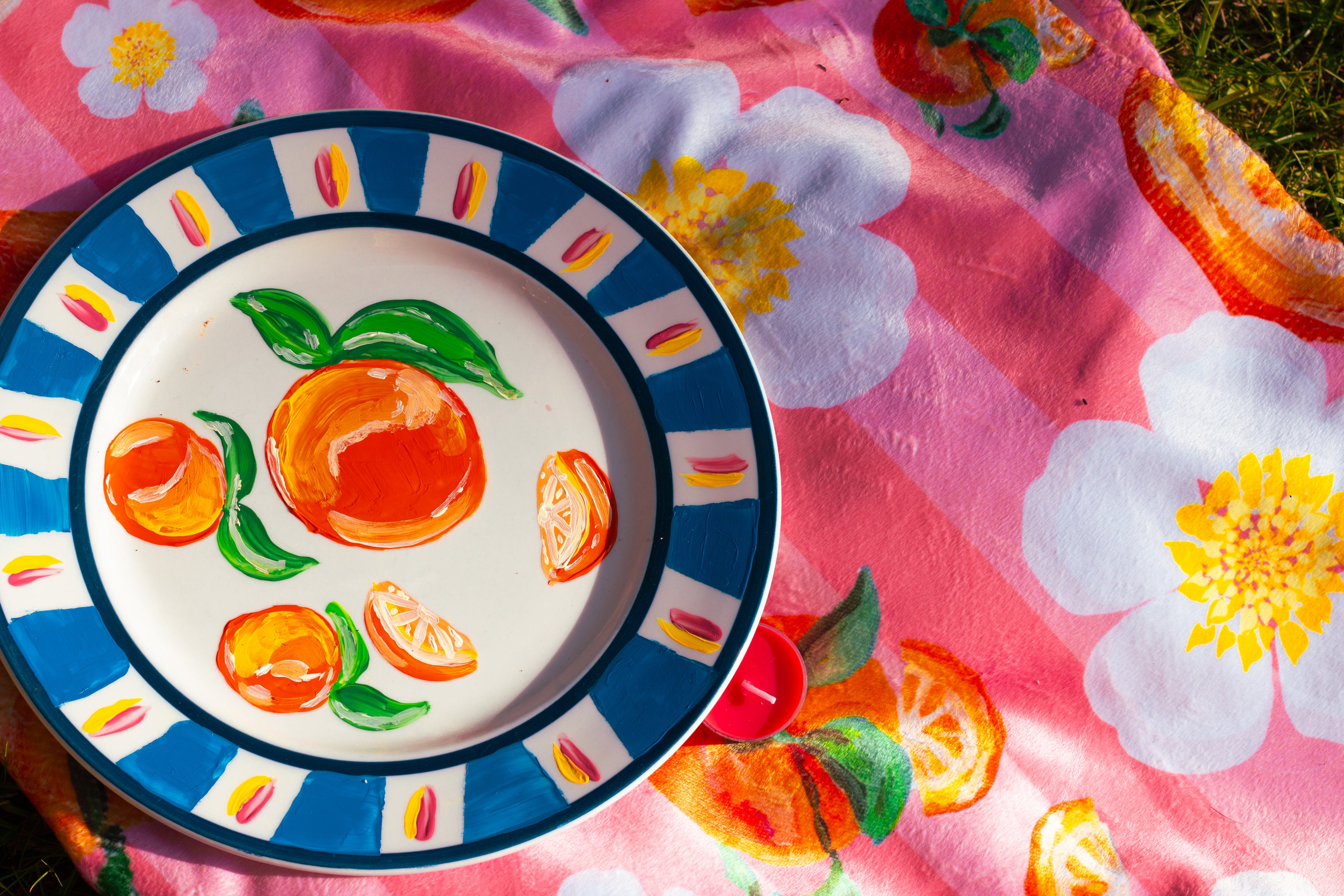 Summer Fruit 6-Piece Dishware Plate Set 🍋