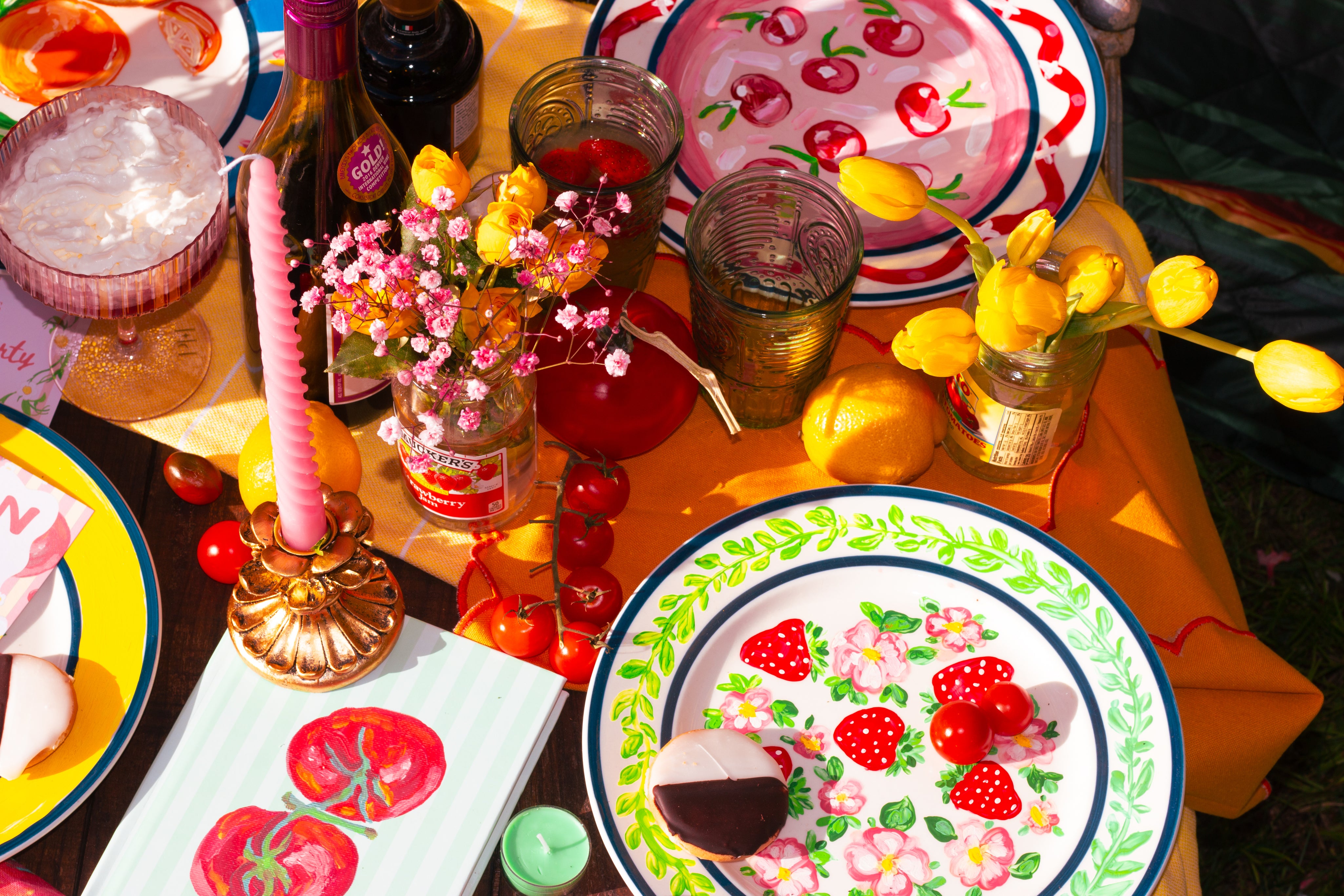 Summer Fruit 6-Piece Dishware Plate Set 🍋