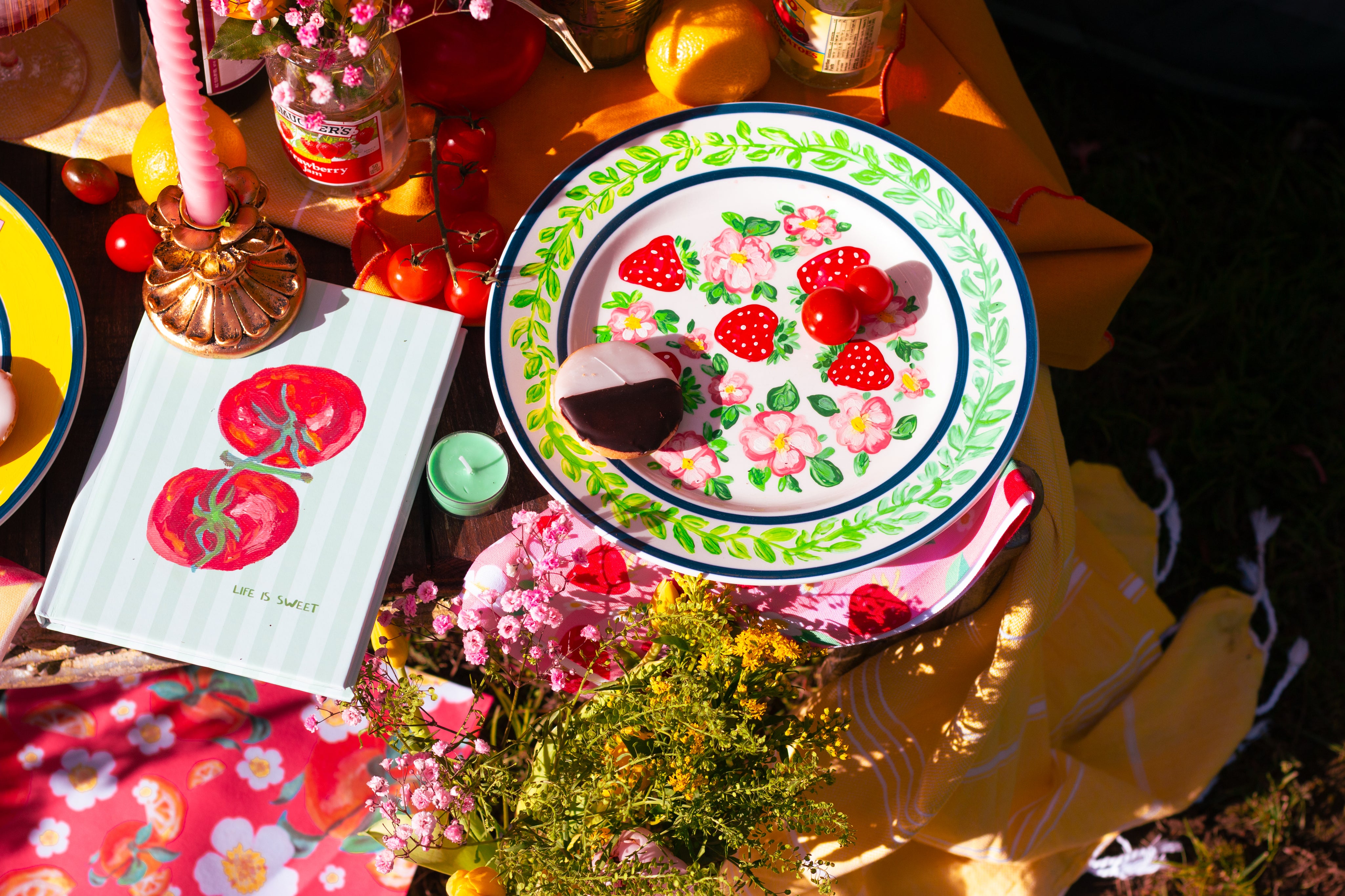 Summer Fruit 6-Piece Dishware Plate Set 🍋