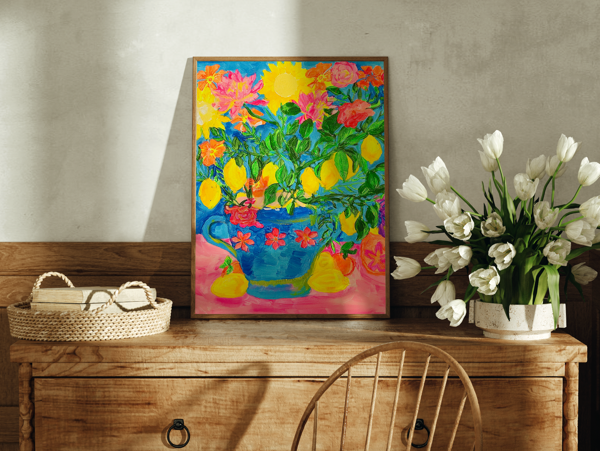 Summer Lemons Fine Art Print 🍋