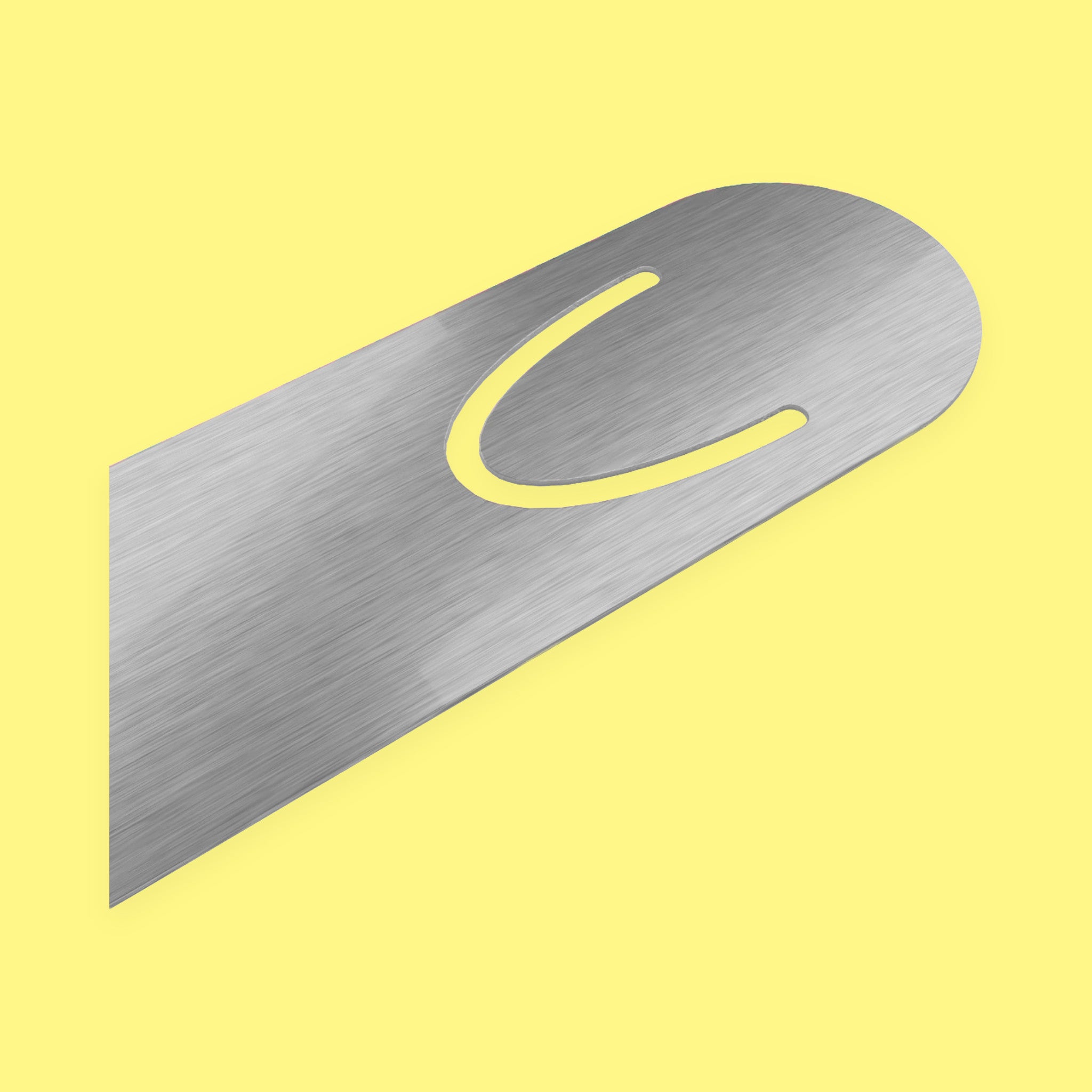 Floral Citrus Metal Bookmark with hand-painted lemons — view 3 of 5