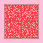 Crawfish Red | Square Tablecloth 🍅