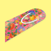 Floral Citrus Metal Bookmark with hand-painted lemons — view 4 of 5