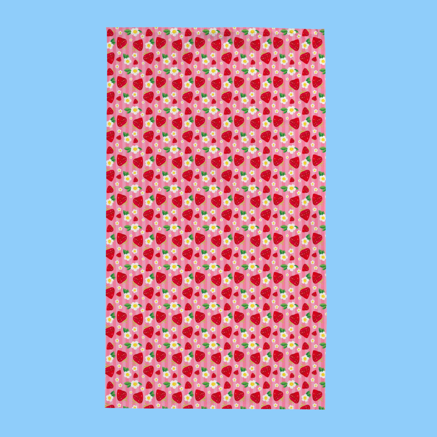 Strawberry Stripes | Tablecloth 🍓