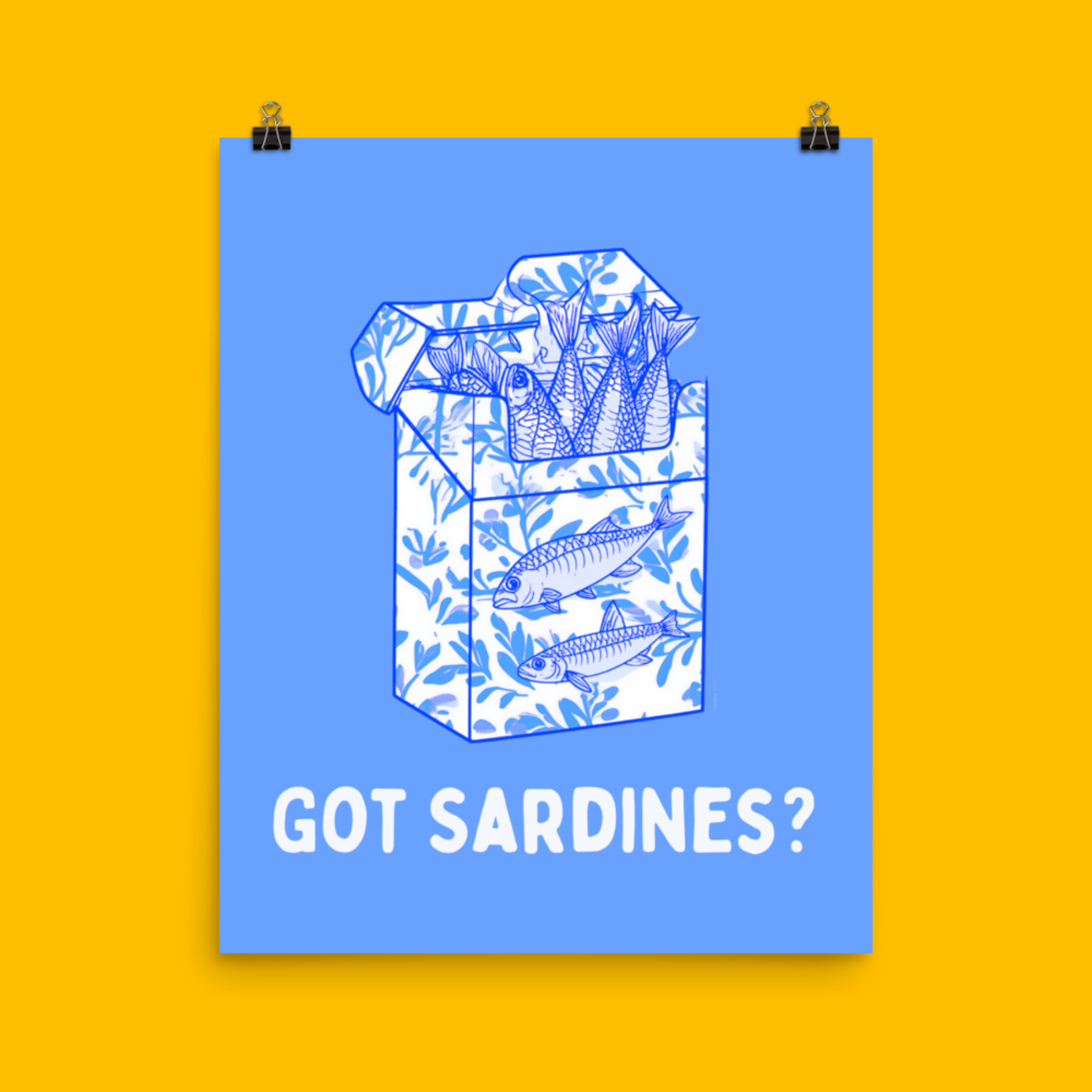 Got Sardines? Fine Art Print 🐟