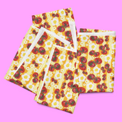 Yellow Stripe Tomato Napkin Set
