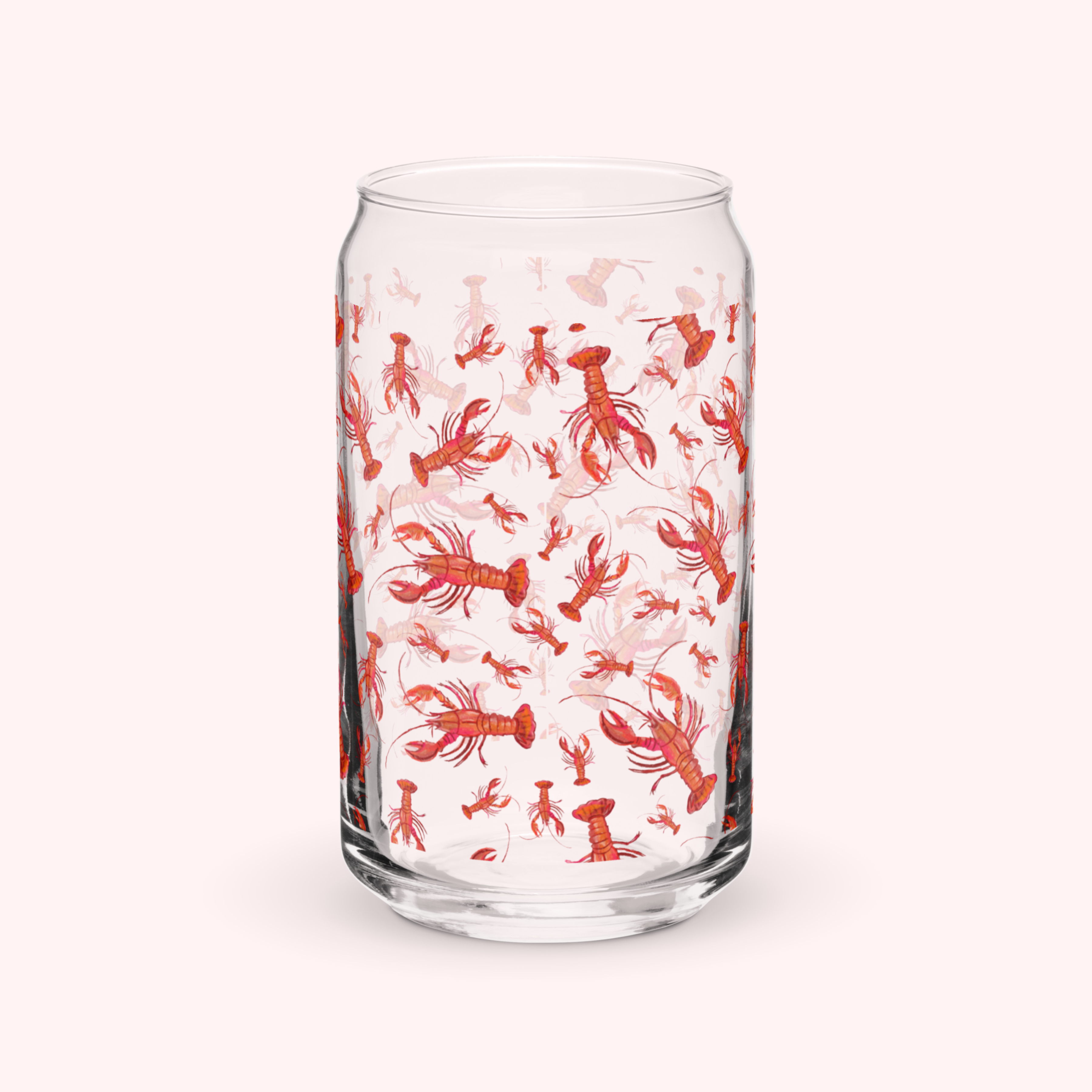 Painted Lobster | Everyday Glass Can 🦞