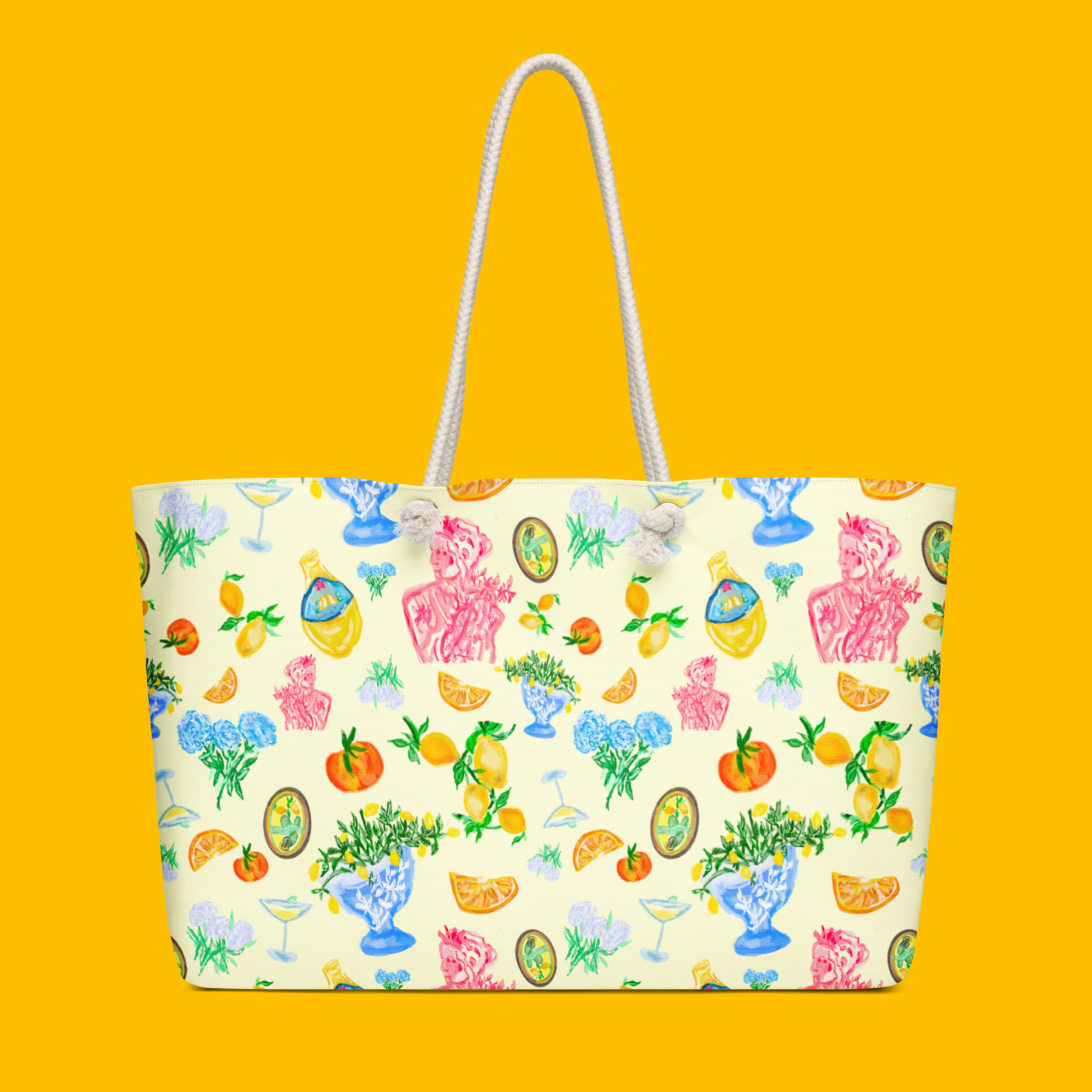 The Weekender Bag | Italian Summer in Yellow 🌴