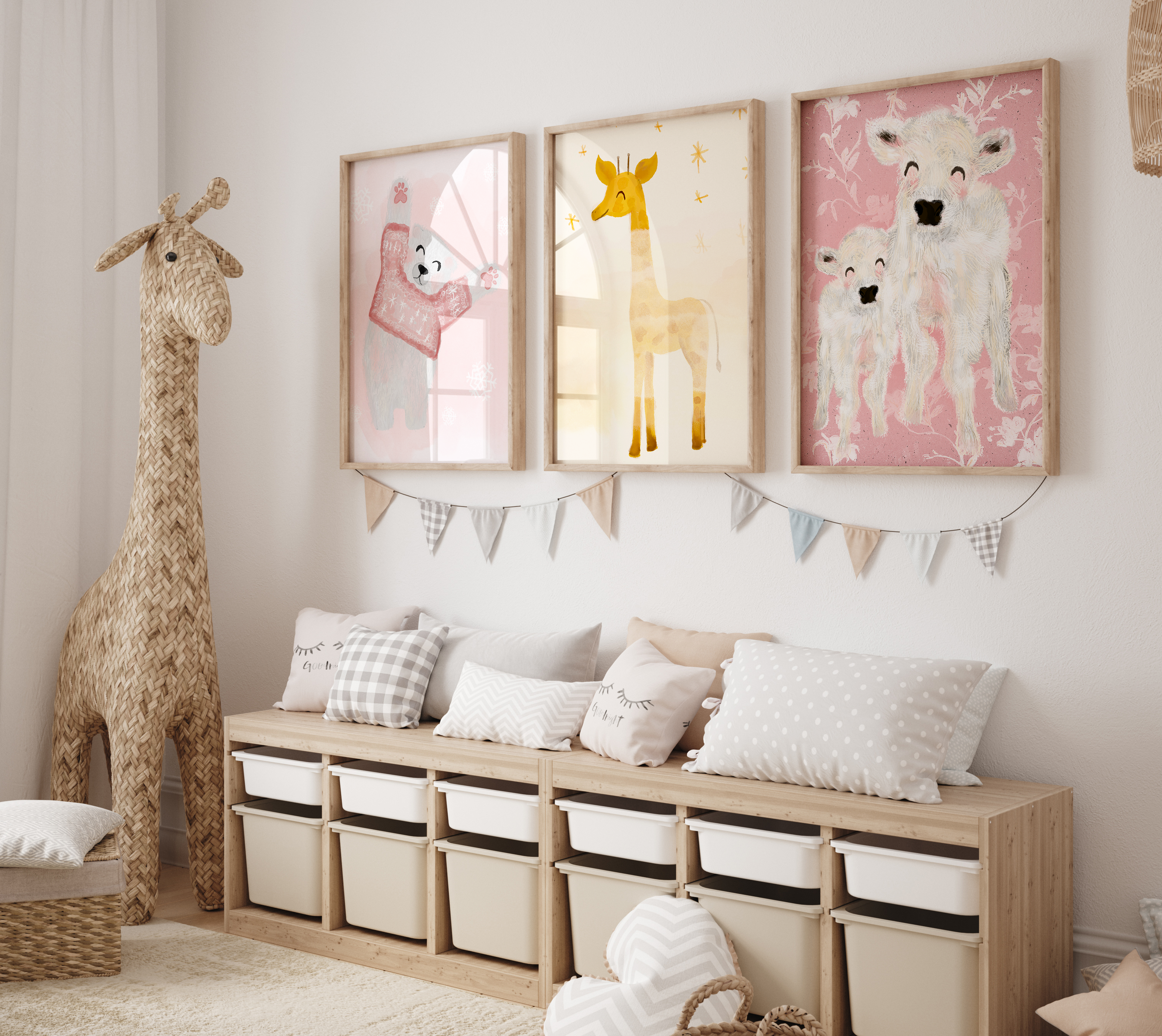 Cute Baby Cows Fine Art Print 🐮