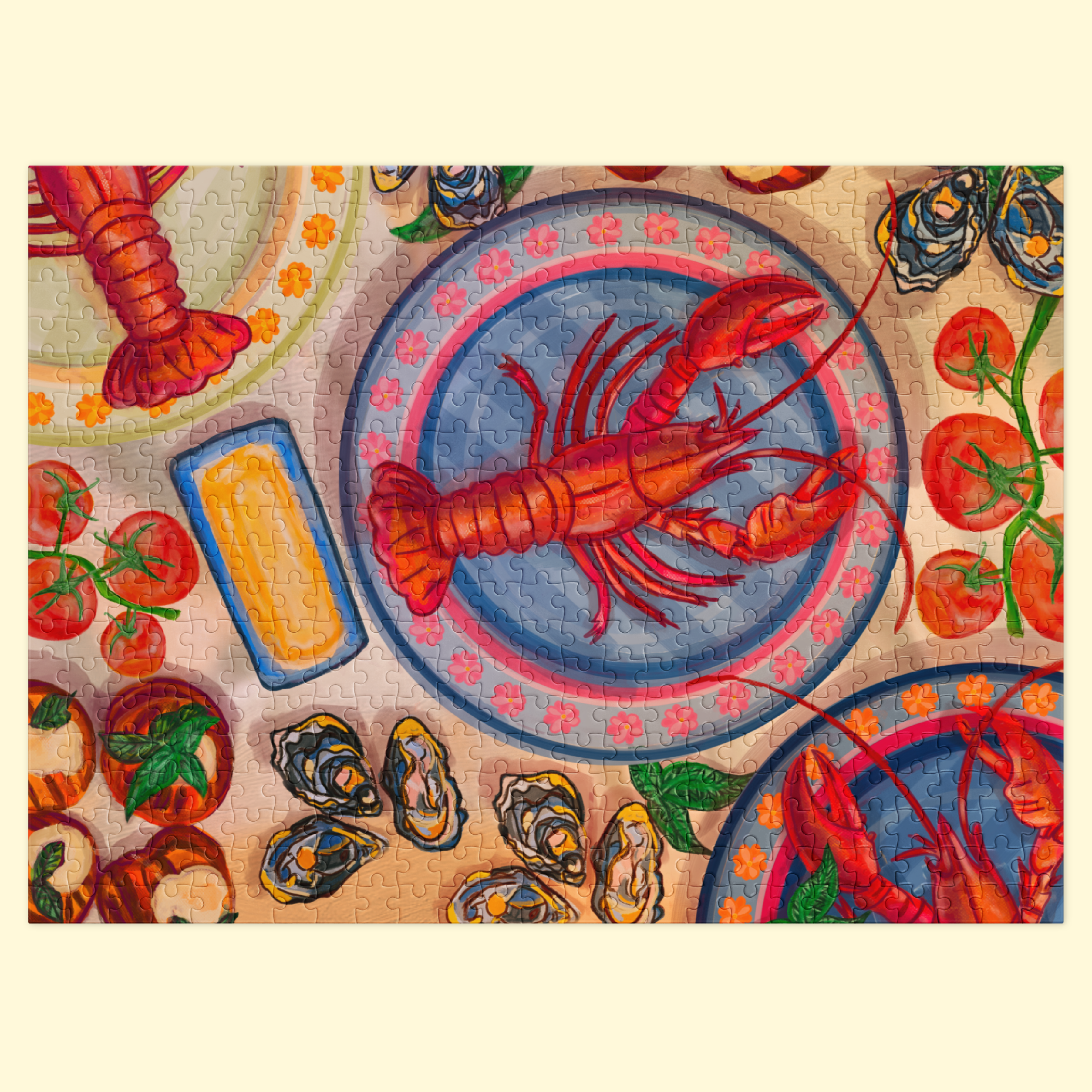 A New England Dinner | Jigsaw Puzzle 🦞
