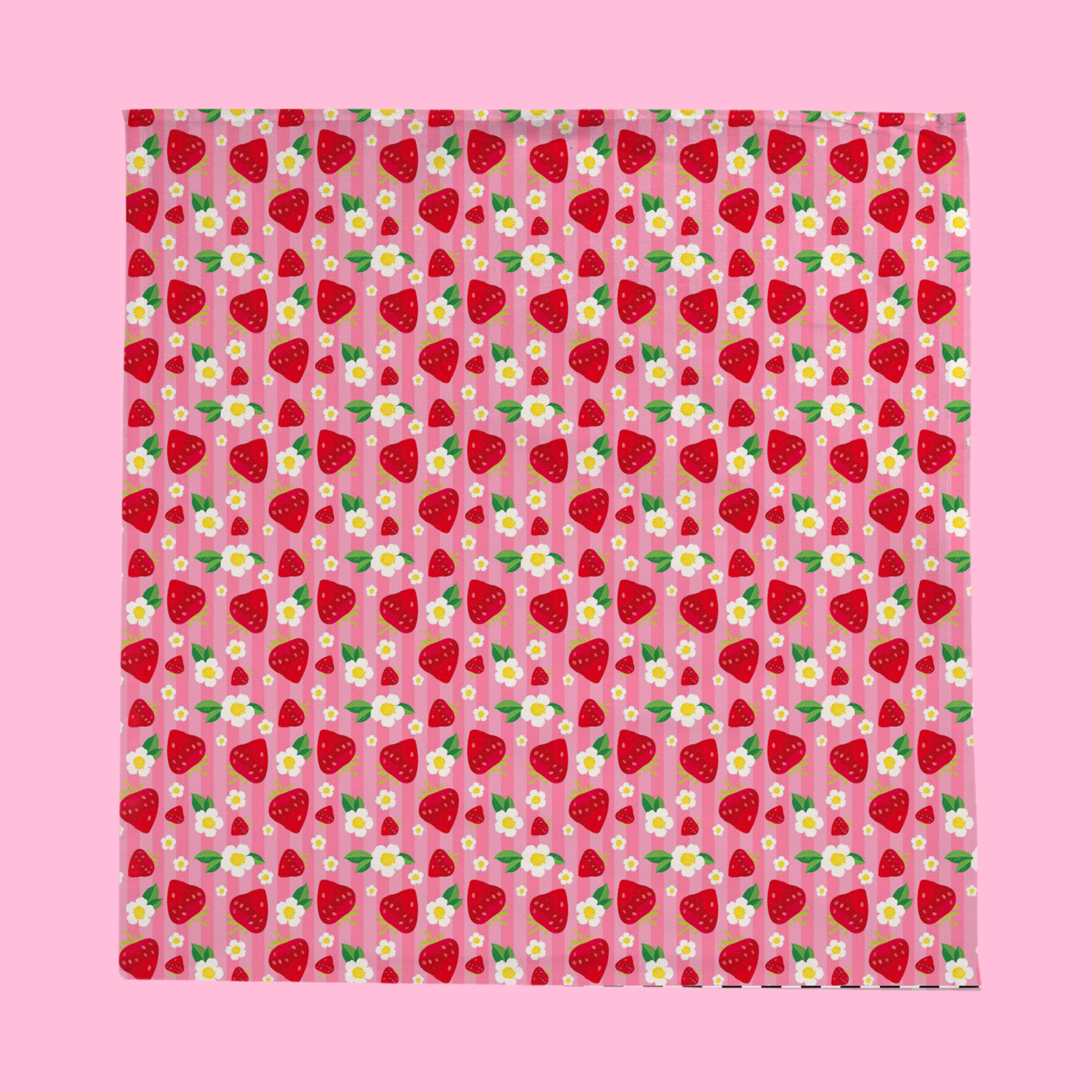 Strawberry Stripes | Tablecloth 🍓