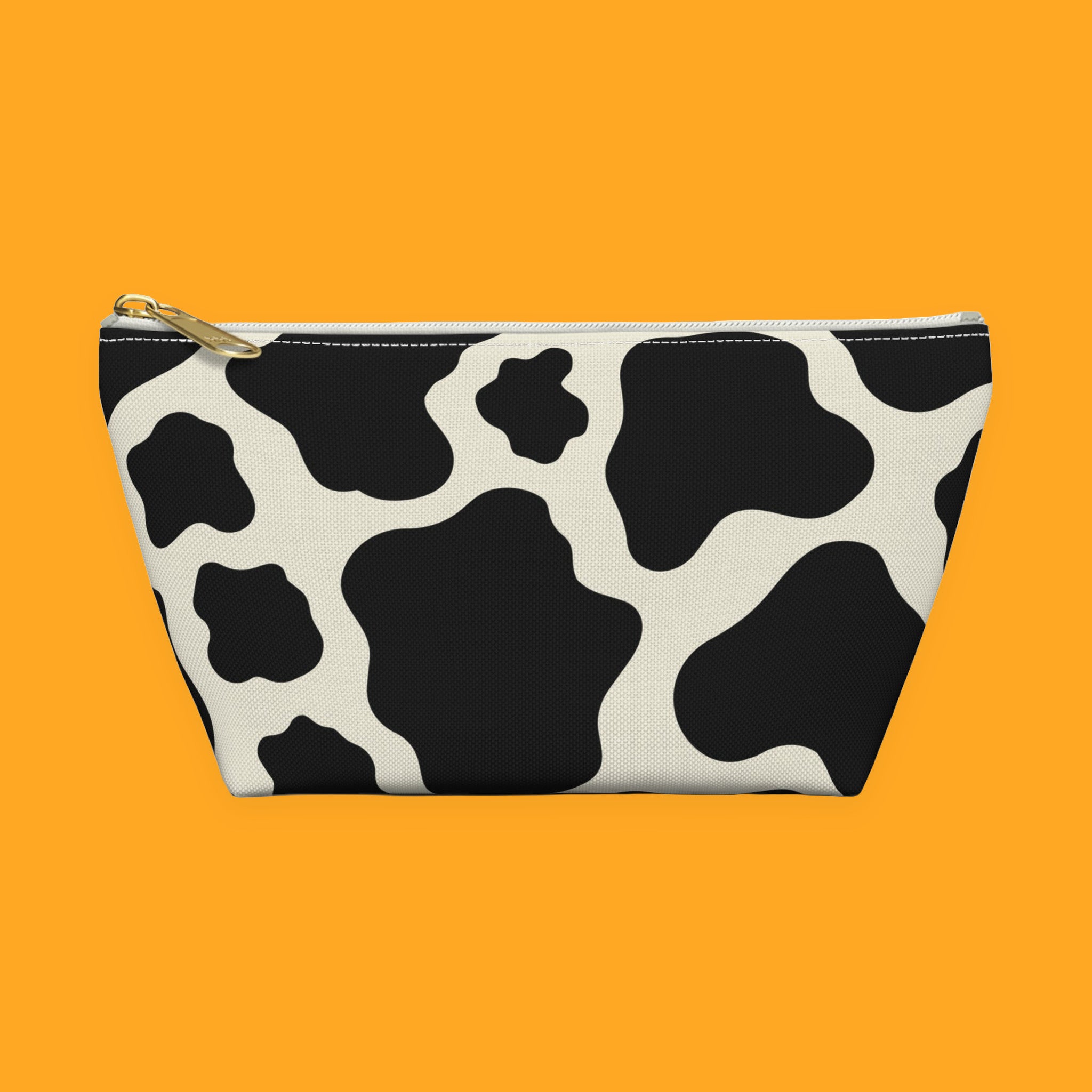 Cow Print Accessory Pouch with cow print — view 4 of 10