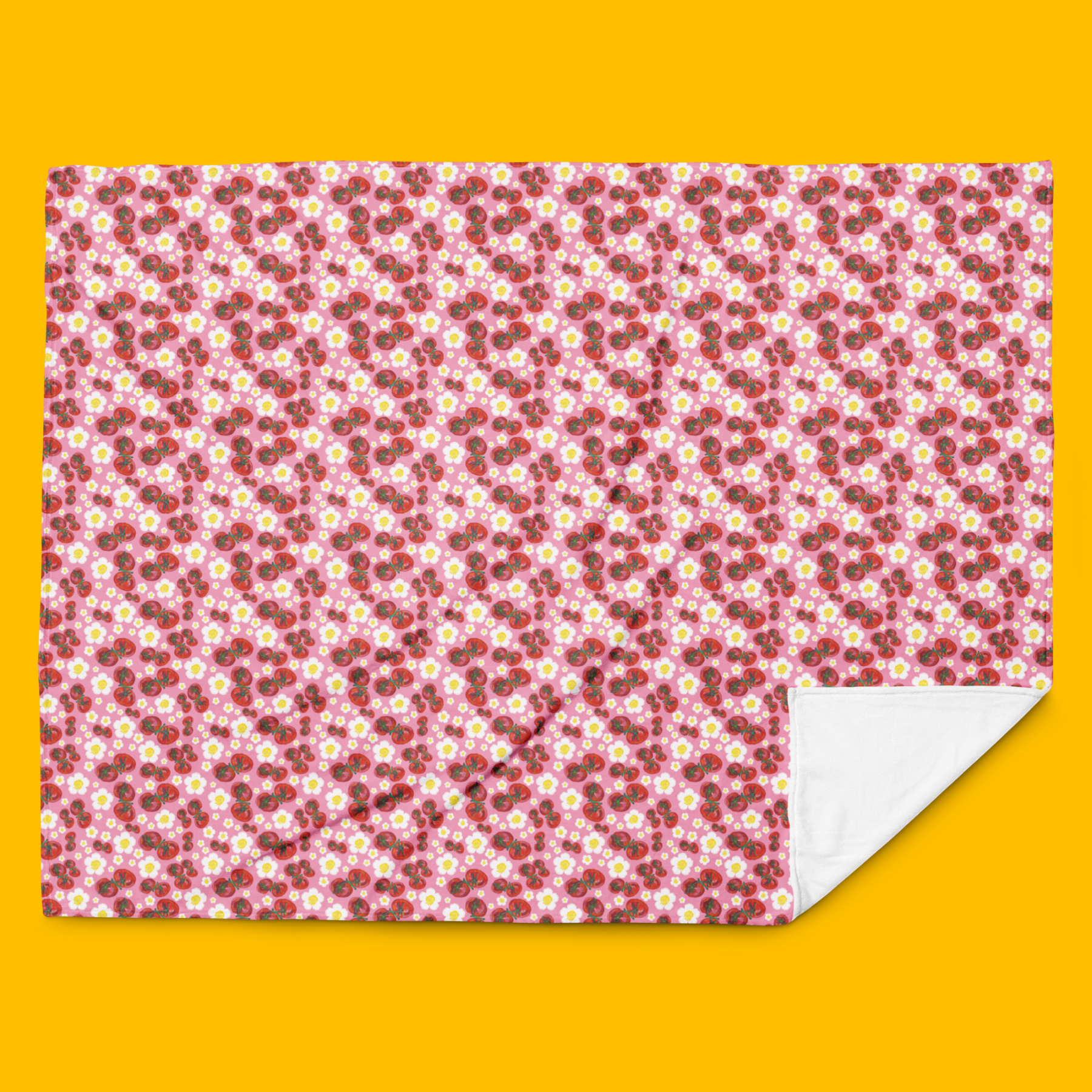 Cloud Throw Blanket | Floral Tomato 🍅