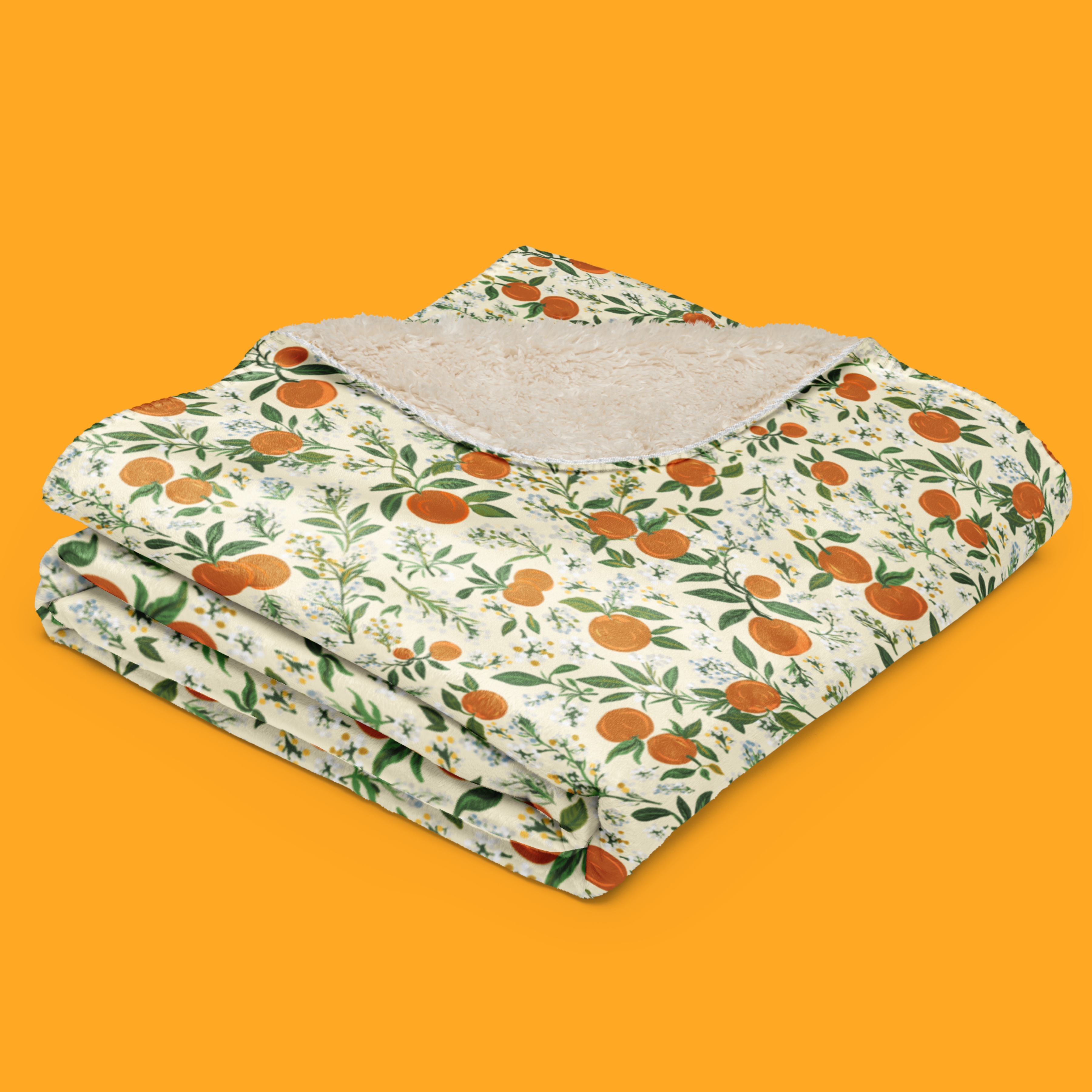 Harvest Bloom | Sherpa Blanket 🍊