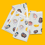 Oyster Stripes Napkin Set 🦪