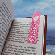 Reading Is Cheaper Than Therapy Metal Bookmark with the "Reading Is Cheaper Than Therapy" design — view 7 of 7