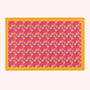 Sardine Summer | Vibrant Area Rug 🐟🍊