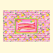 Zesty Sardines | Vibrant Area Rug 🍋