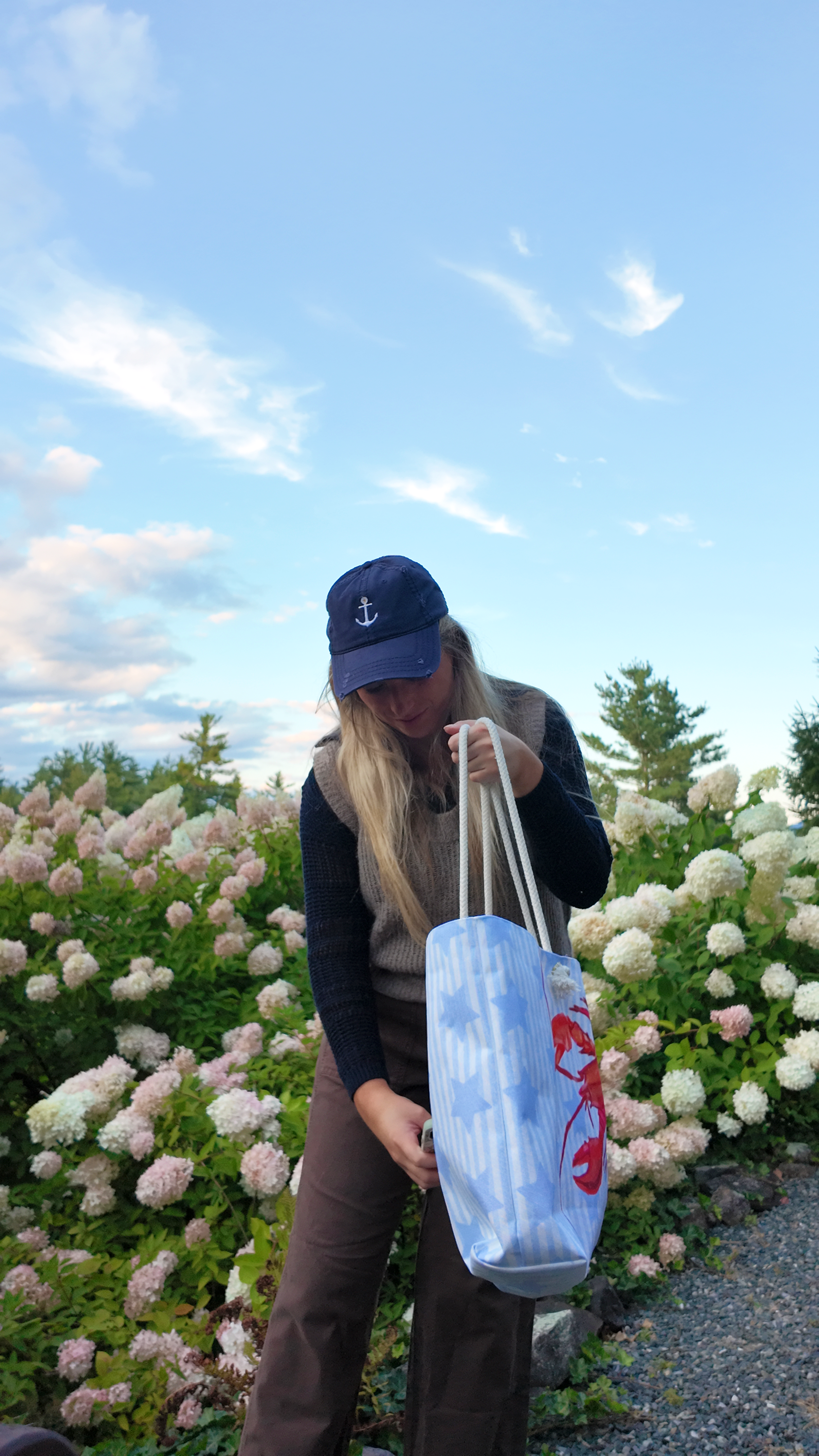 The Weekender Bag | Stripes & Stars Lobster 🦞