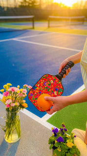 Citrus Garden Pink Pickleball Paddle Set