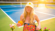 Citrus Garden Pink Pickleball Paddle Set