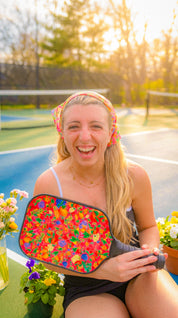 Citrus Garden Pink Pickleball Paddle Set
