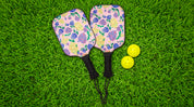 Painted Hydrangea's Light Pink Pickleball paddle set