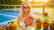 Citrus Garden Pink Pickleball Paddle Set