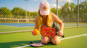Citrus Garden Pink Pickleball Paddle Set