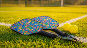 Citrus Garden Medium Blue Pickleball Paddle Set