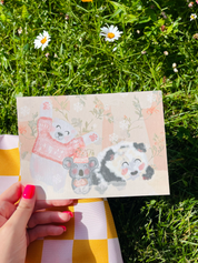 Bear Friends Mini Print 🐼