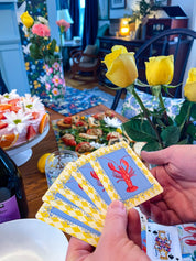 Lobster Yellow Poker Playing Cards