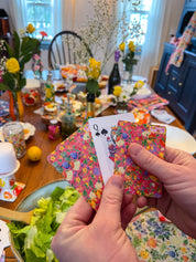 Citrus Garden Pink Poker Playing Cards