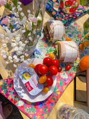 Citrus Garden Pink Cloth napkin set
