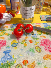Italian Summer | Glass Cutting Board 🍋