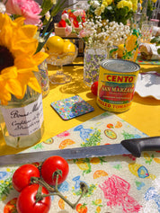 Italian Summer | Glass Cutting Board 🍋