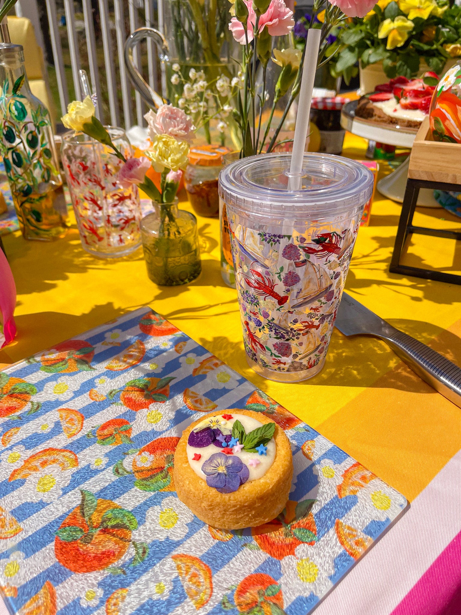New England Summer Plastic Tumbler