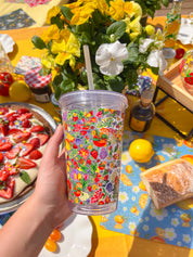 Citrus Garden Plastic Tumbler
