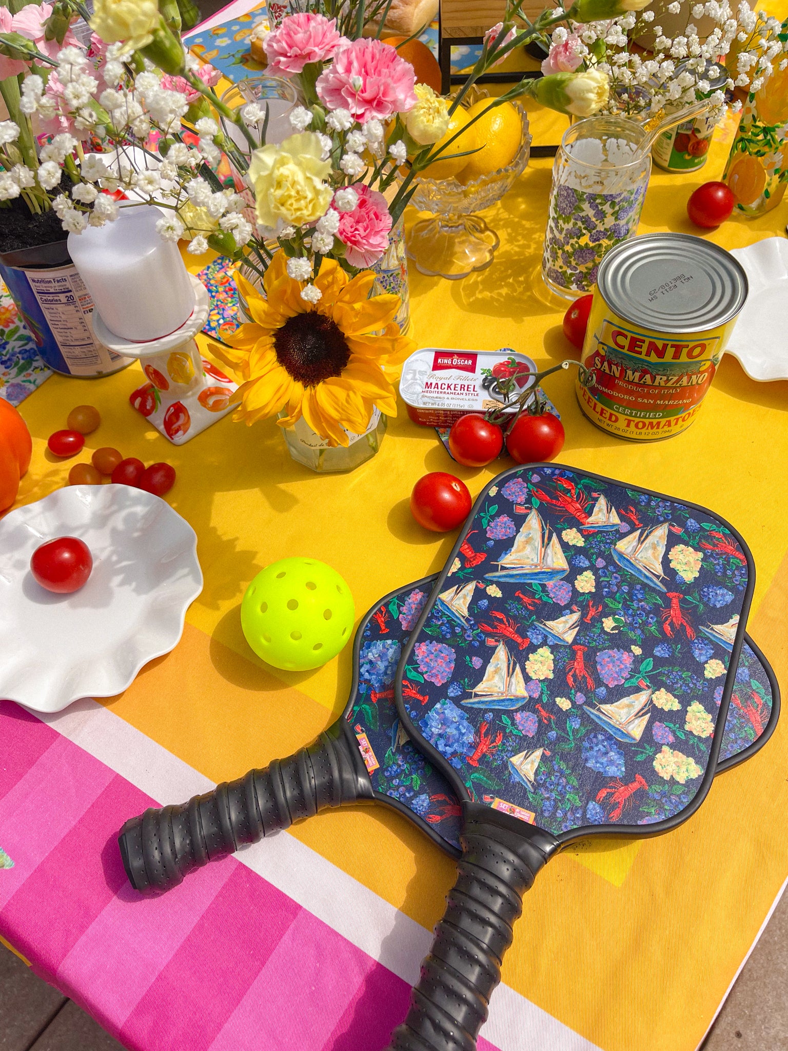 New England Summer Navy Pickleball Paddle Set