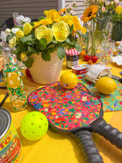 Citrus Garden Pink Pickleball Paddle Set