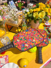 Citrus Garden Pink Pickleball Paddle Set