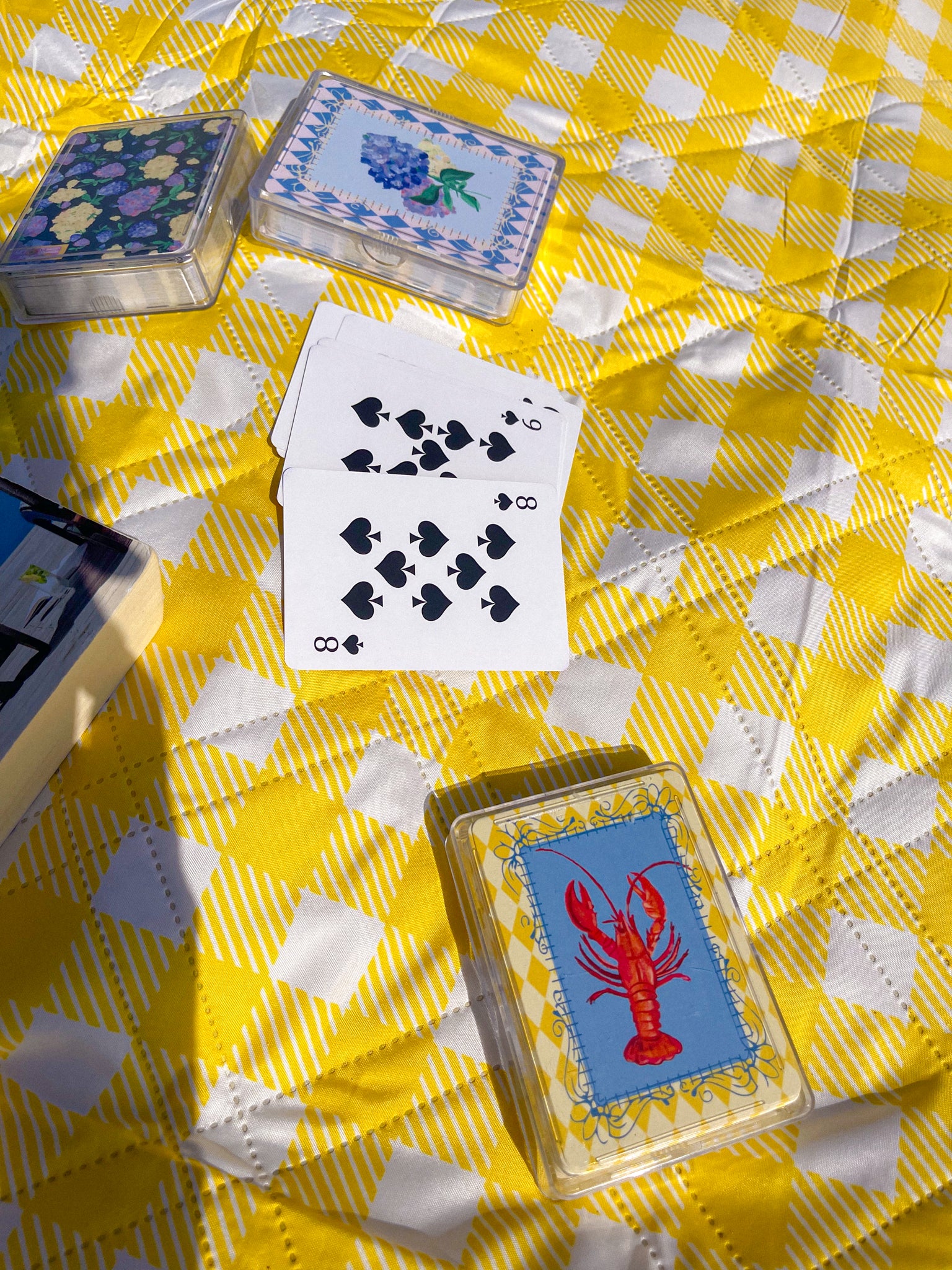 Lobster Yellow Poker Playing Cards