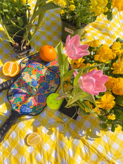 Painted Hydrangea's & Lilacs Gold Pickleball Paddle Set