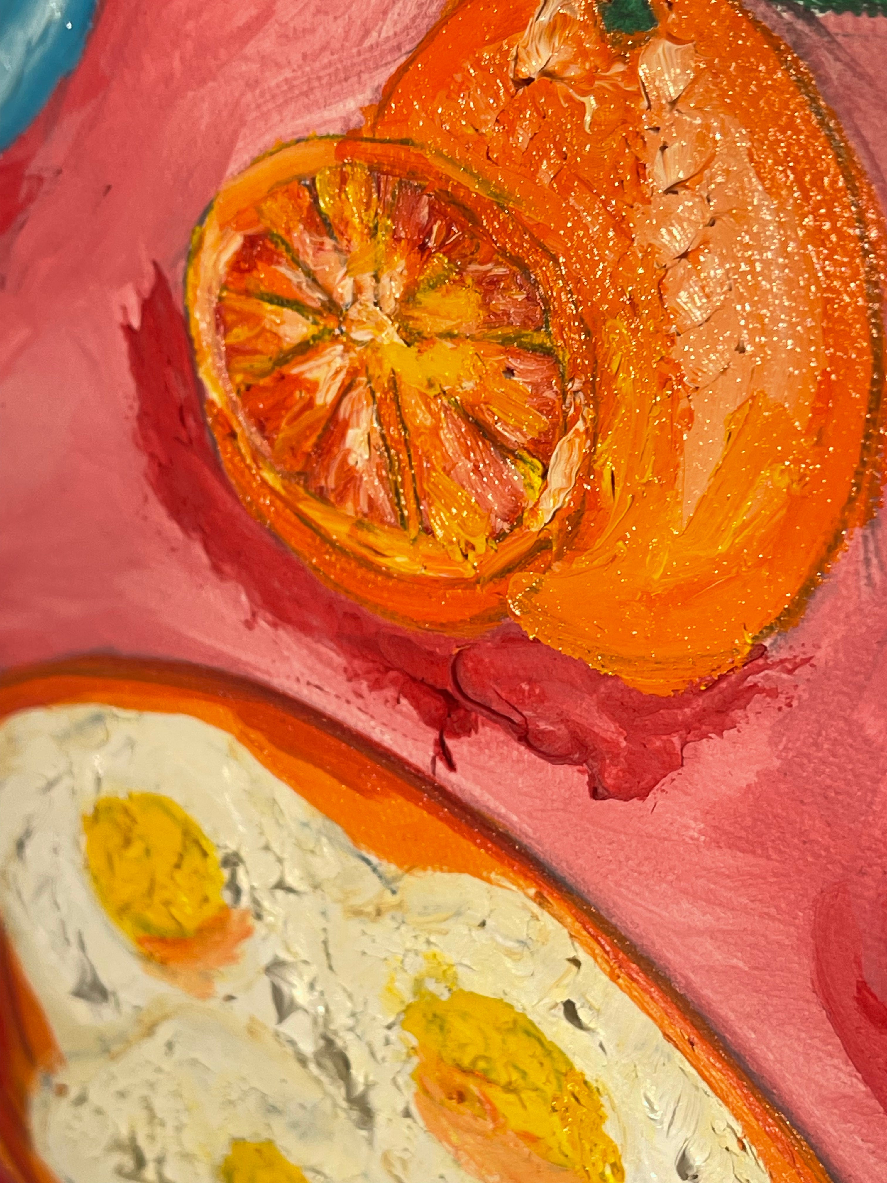 “Pressed Breakfast” 🥞🍳 | SALT Charity Original Oil Painting